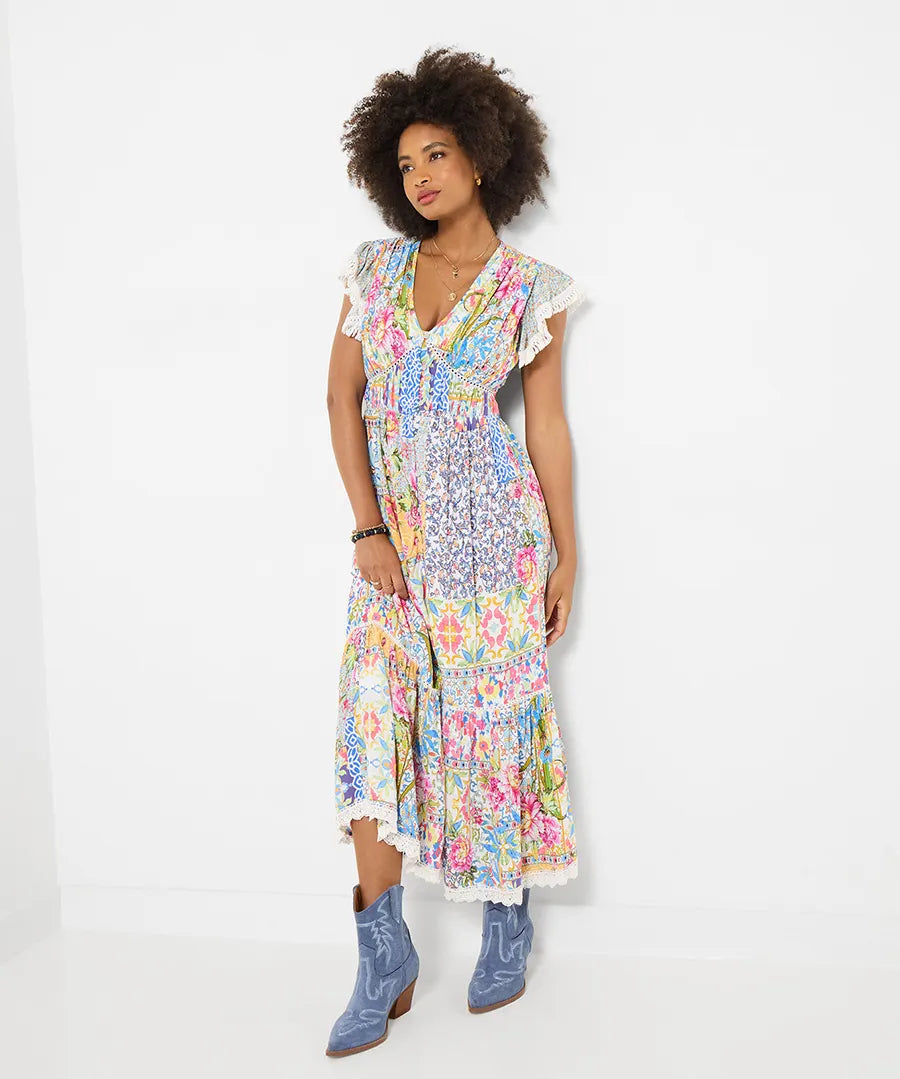 Carnival Days Printed Maxi Dress | Joe Browns - Bold Summer Dress UK Festival SABA Carnival Days Printed Maxi Dress | Joe Browns - Bold Summer Dress UK Festival SABA