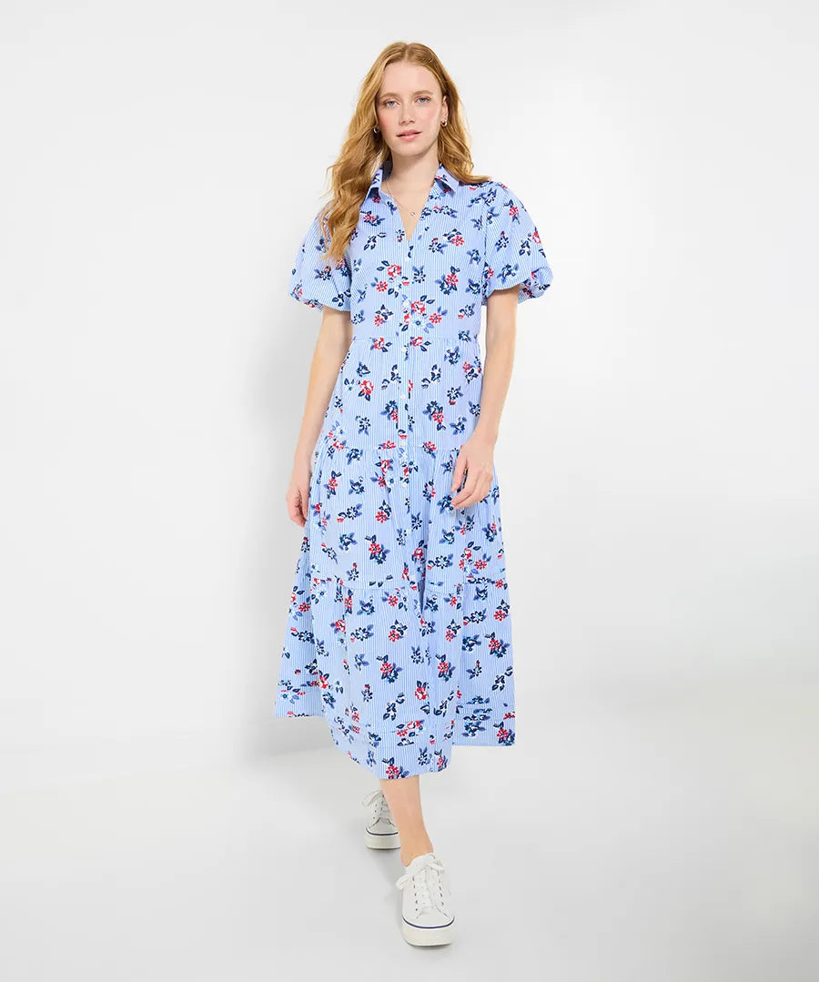 princess polly baby blue dress Joe Browns The Peggy Polka Dot Midi Dress main image 0