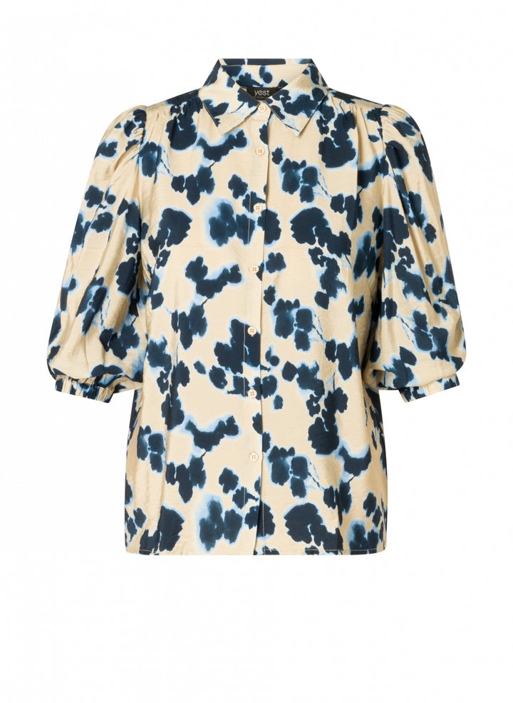 Ragin Summer Blue Multi Blouse | YEST