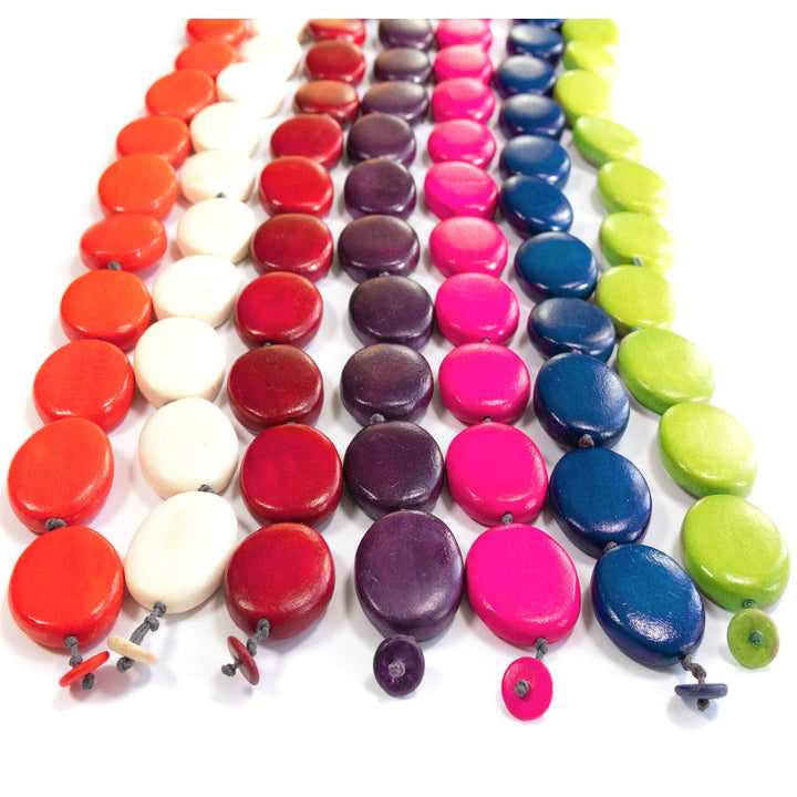 Pangantuon Wood Bead Necklace – Wax Cord