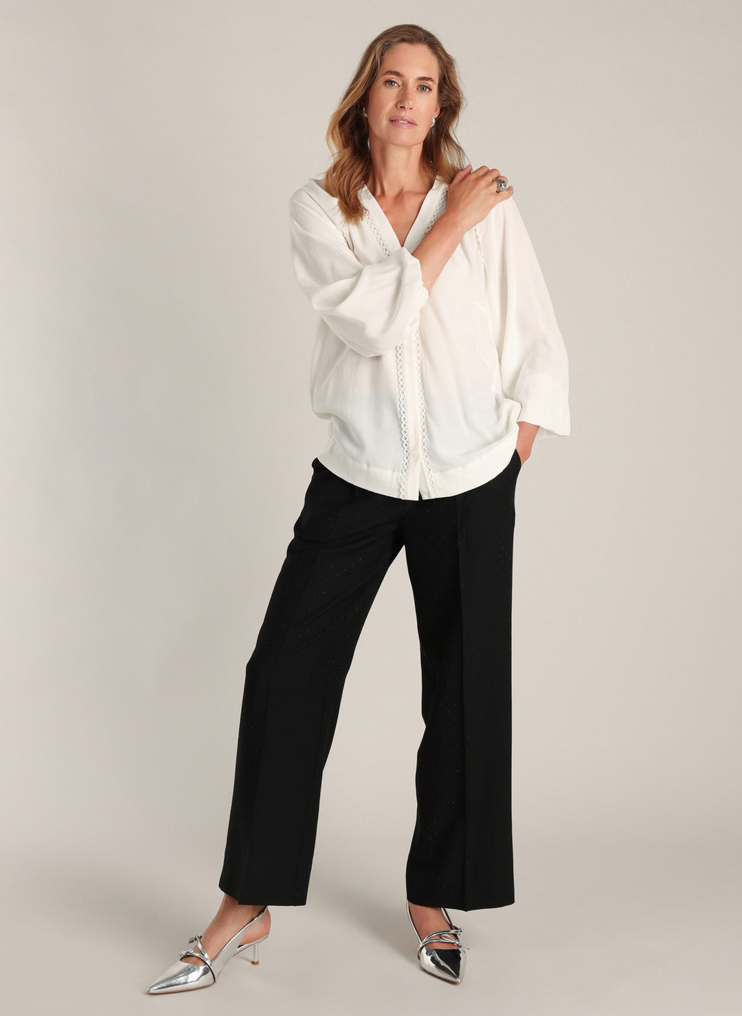 YEST Dominika White Blouse