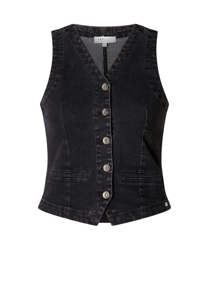 Sabina Denim Waistcoat | Ivy Beau