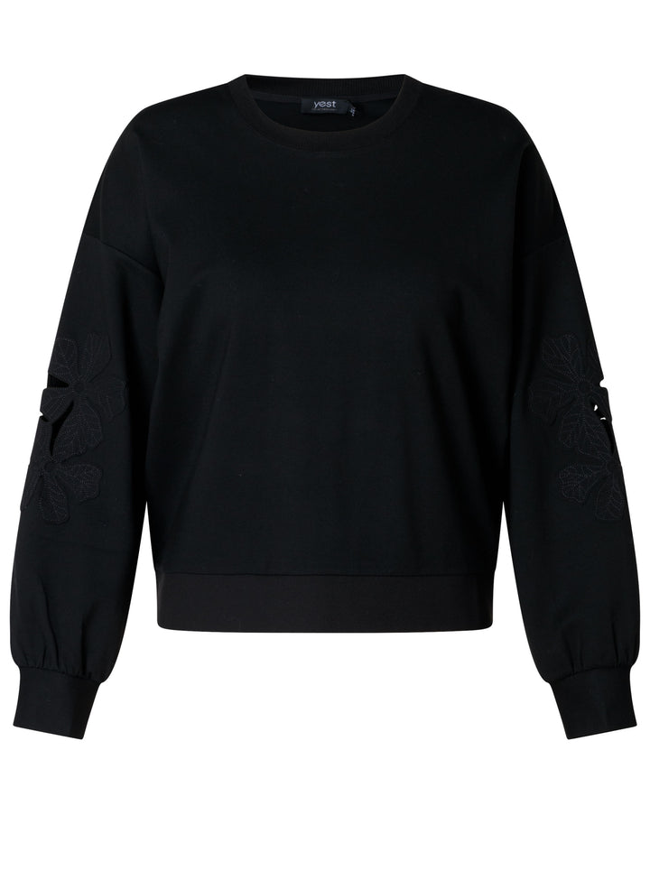 YEST Donella Black Sweater