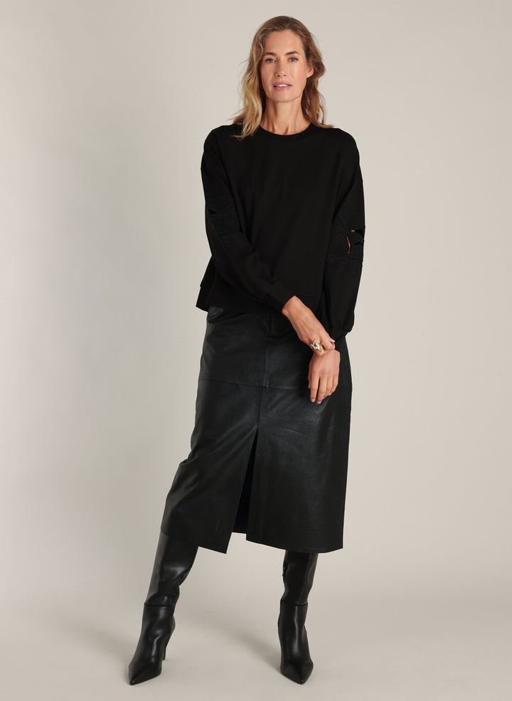 YEST Donella Black Sweater