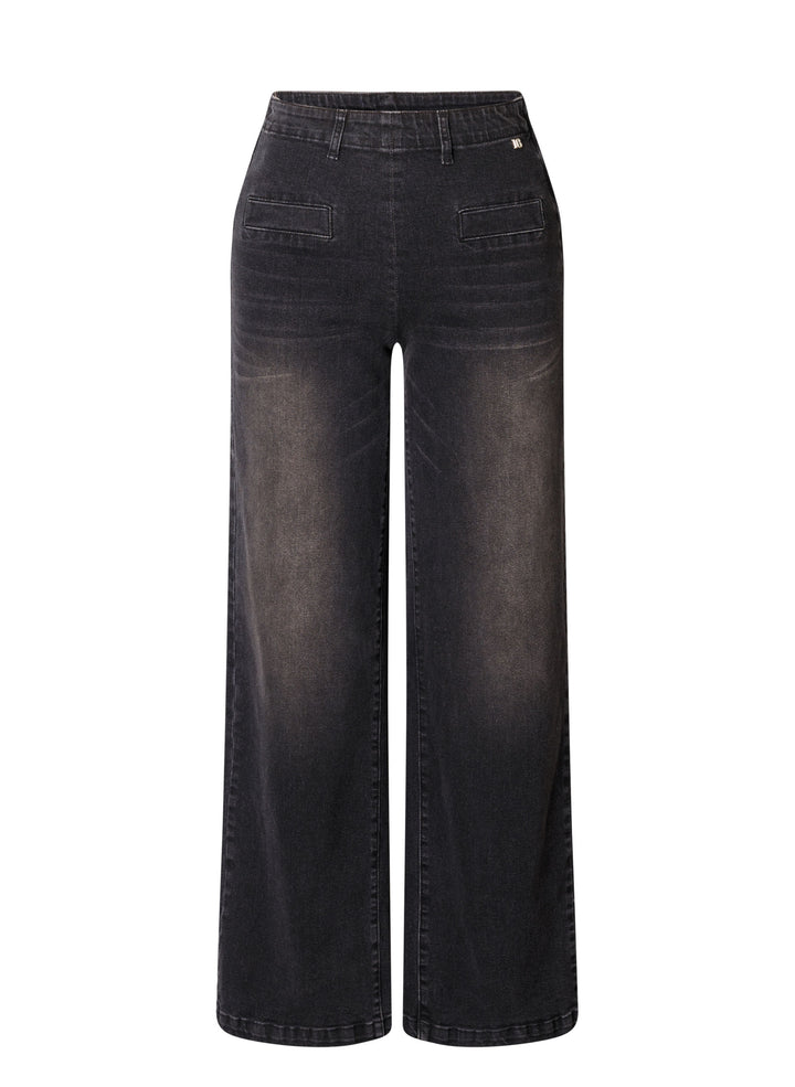 Sera Black Wide Leg Jeans | Ivy Beau