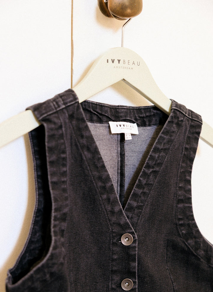 Sabina Denim Waistcoat | Ivy Beau