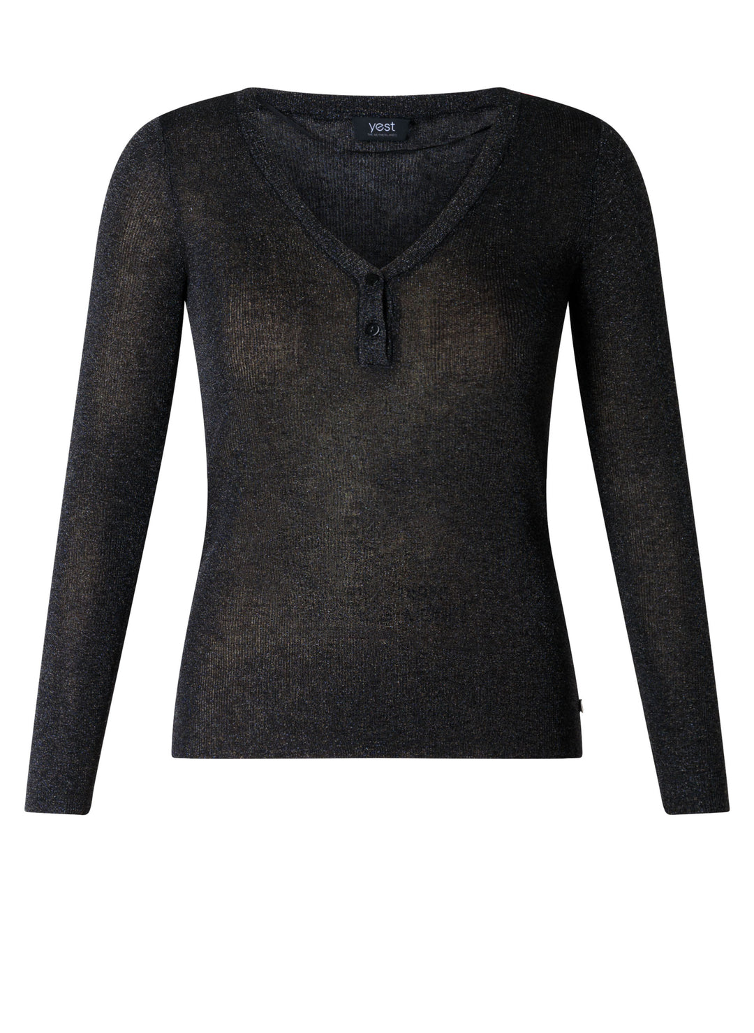 YEST Darcy Fitted V-Neck Shirt