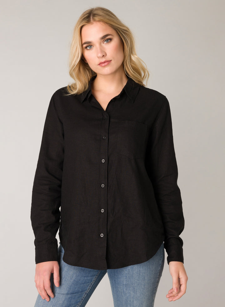 Yael Linen Blend Women's Blouse | Base Level
