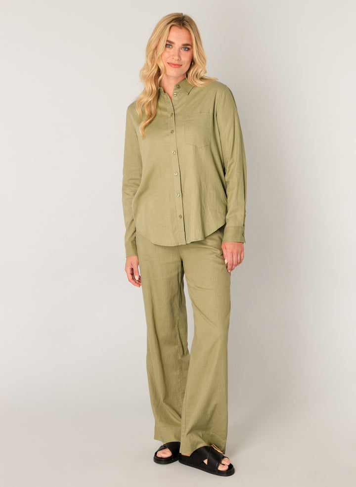 Yael Linen Blend Women's Blouse | Base Level