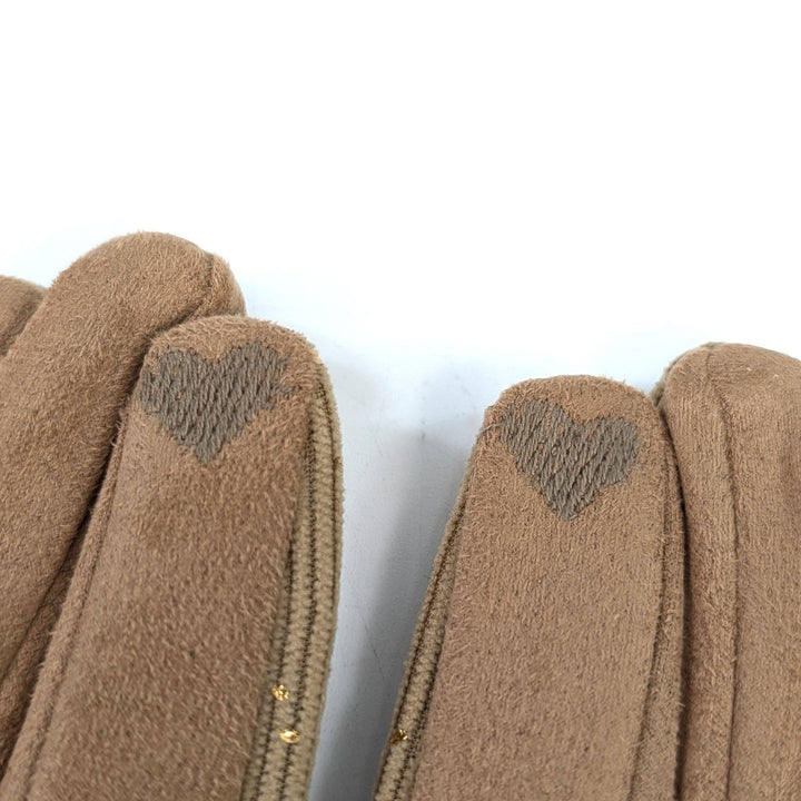 Splatters of Sparkle Gloves - Oatmeal