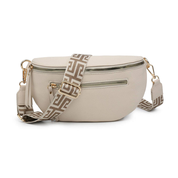 Canvas Strap Sling Chest Bag | Papaya Fashion