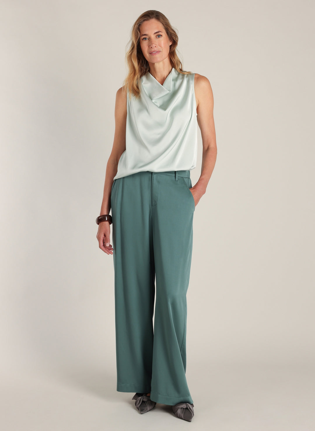 YEST Diana Dark Mint Trousers