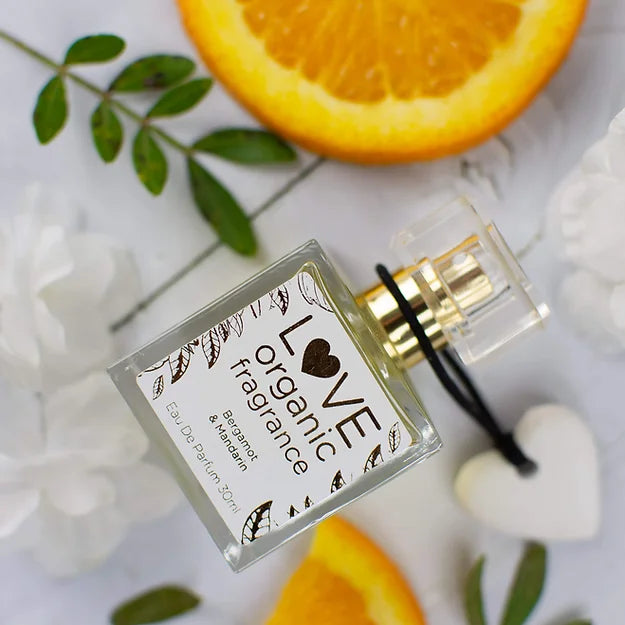 Bergamot & Mandarin 30ml Organic Perfume | Corincraft