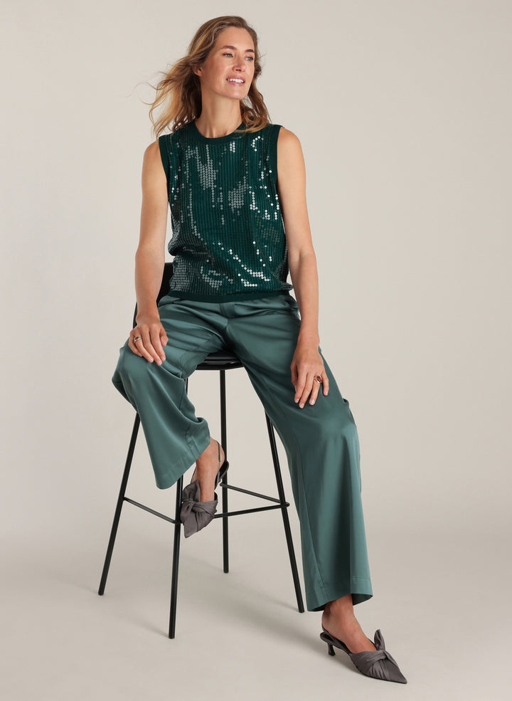 YEST Delmira Teal Green Vest