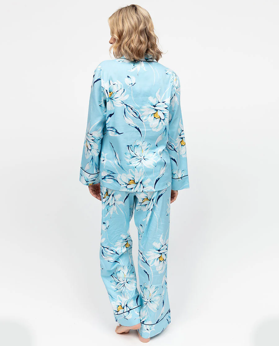 Madelyn Floral Print Wide Leg Pyjama Set