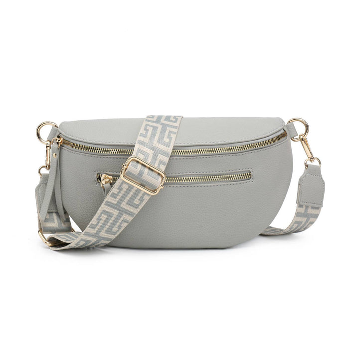 Canvas Strap Sling Chest Bag | Papaya Fashion