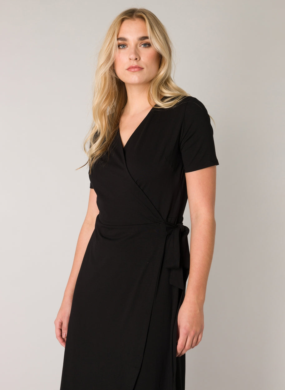 Yvie Women's Wrap Viscose Dress | Base Level
