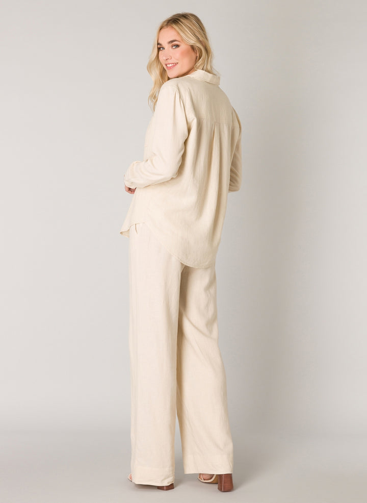 Yael Linen Blend Women's Blouse | Base Level
