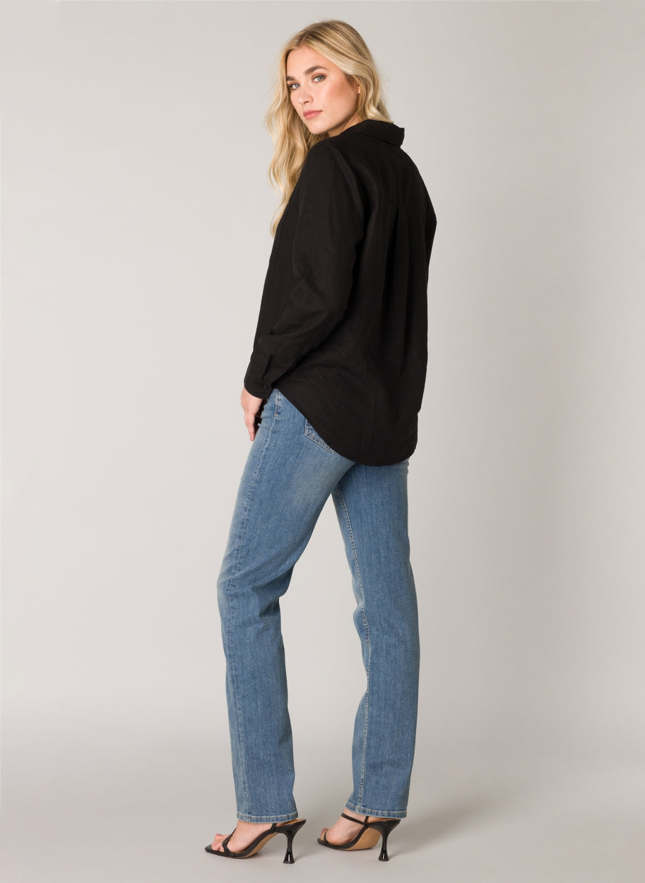 Yael Linen Blend Women's Blouse | Base Level