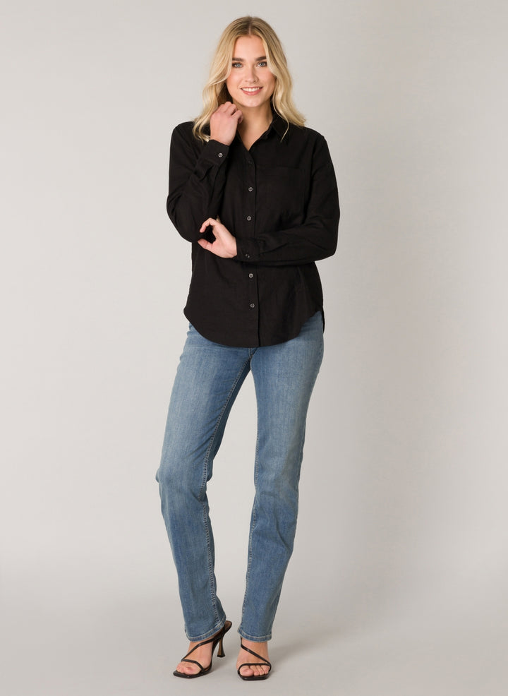 Yael Linen Blend Women's Blouse | Base Level