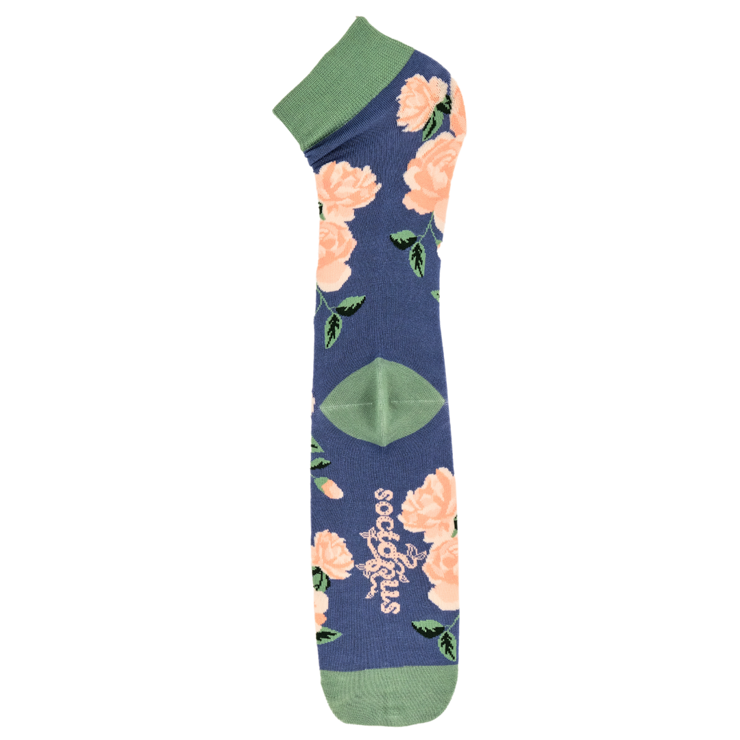 Bamboo Socks - Rose Floral