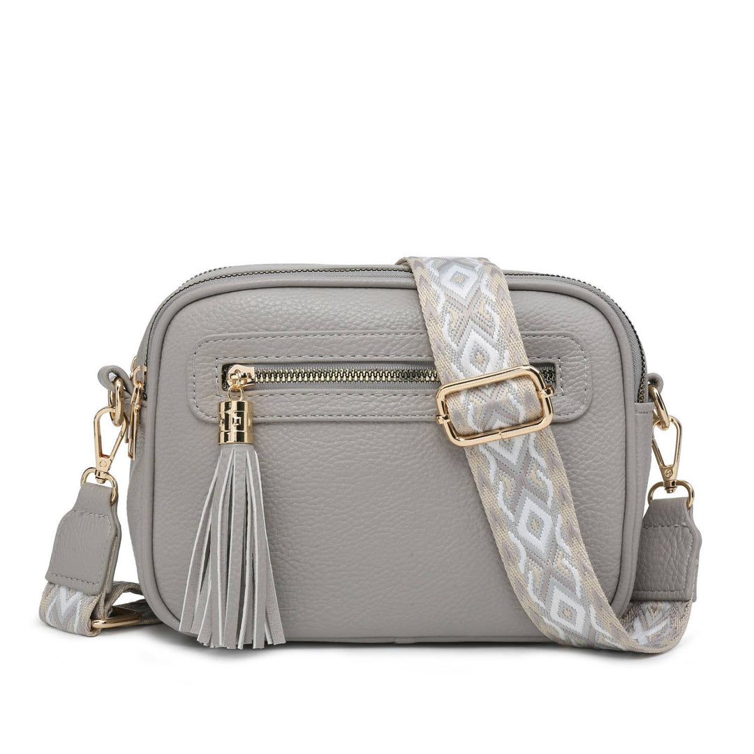 Papaya Croos Body Handbag with double zip