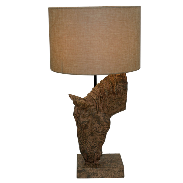 Delia Horse Lamp with Shade