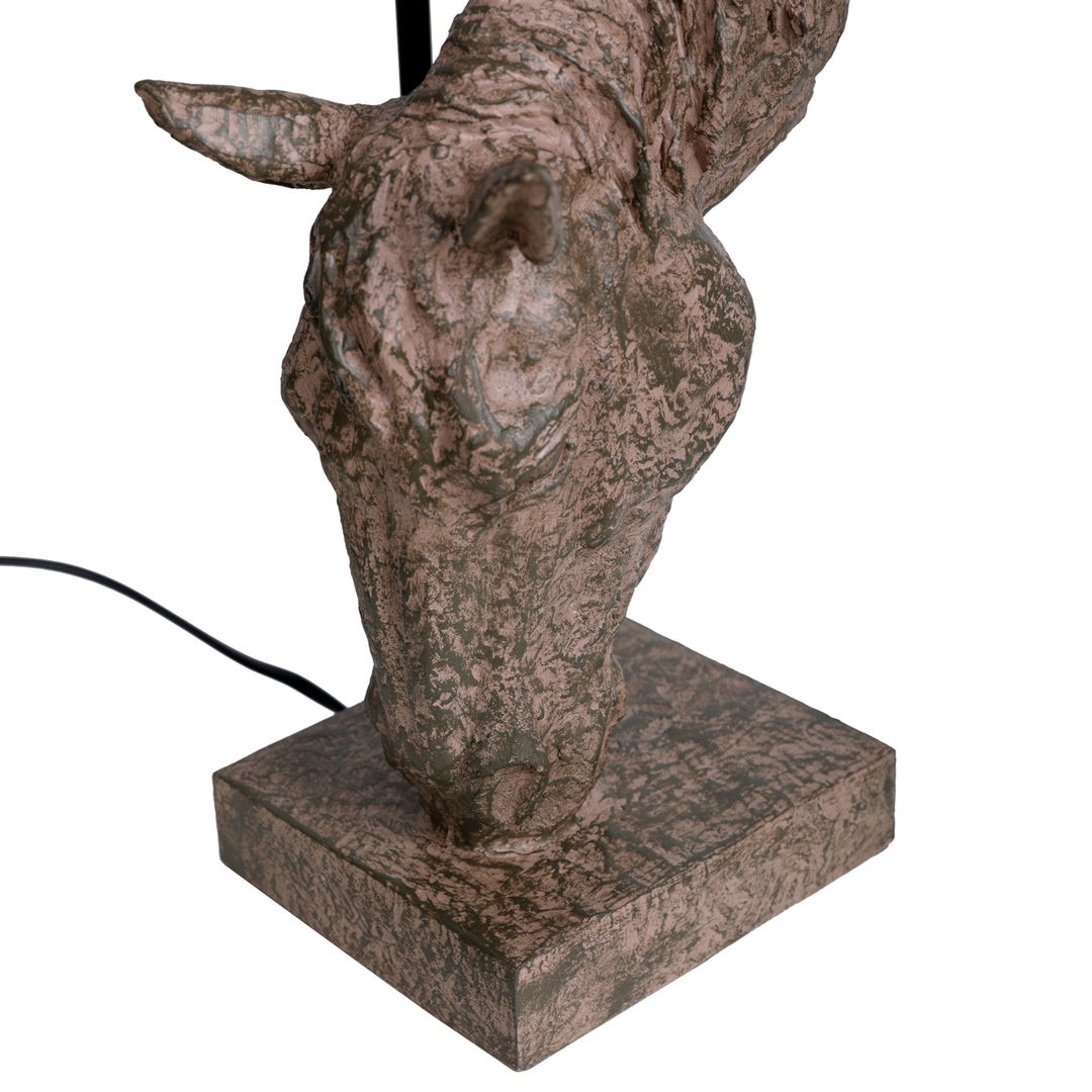 Delia Horse Lamp with Shade