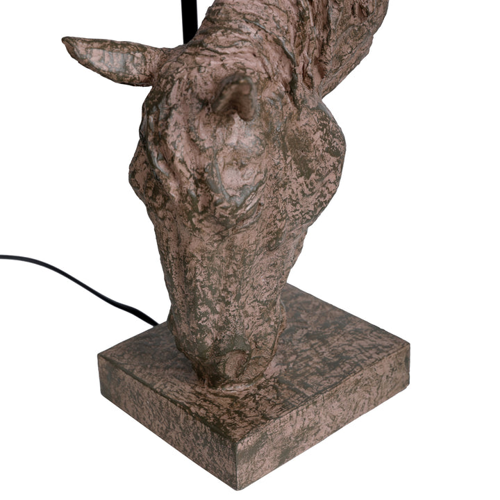 Delia Horse Lamp with Shade