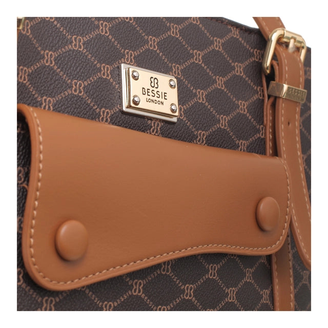 Bessie London Modern Pattern Tote Bag