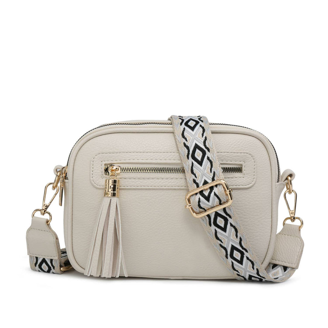 Papaya Croos Body Handbag with double zip