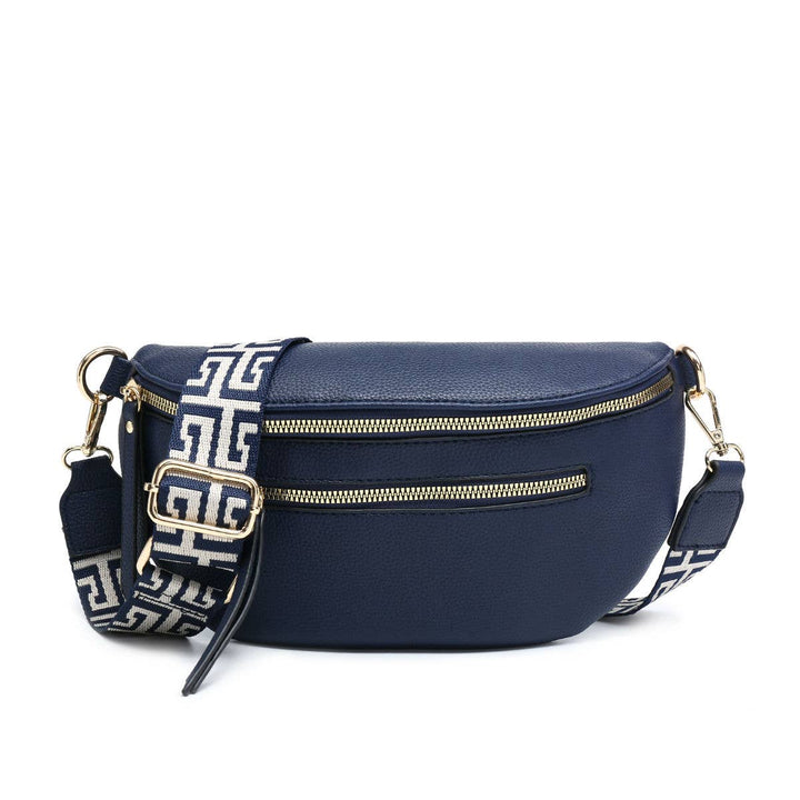 Canvas Strap Sling Chest Bag | Papaya Fashion