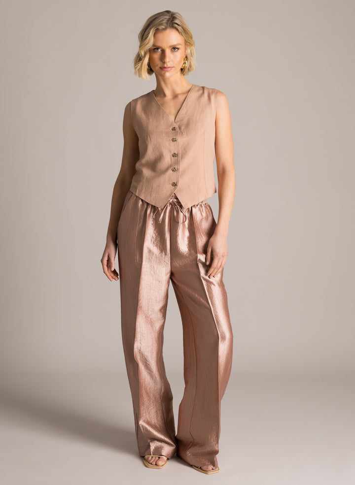 Sabi Essential Summer Linen Waistcoat | YEST