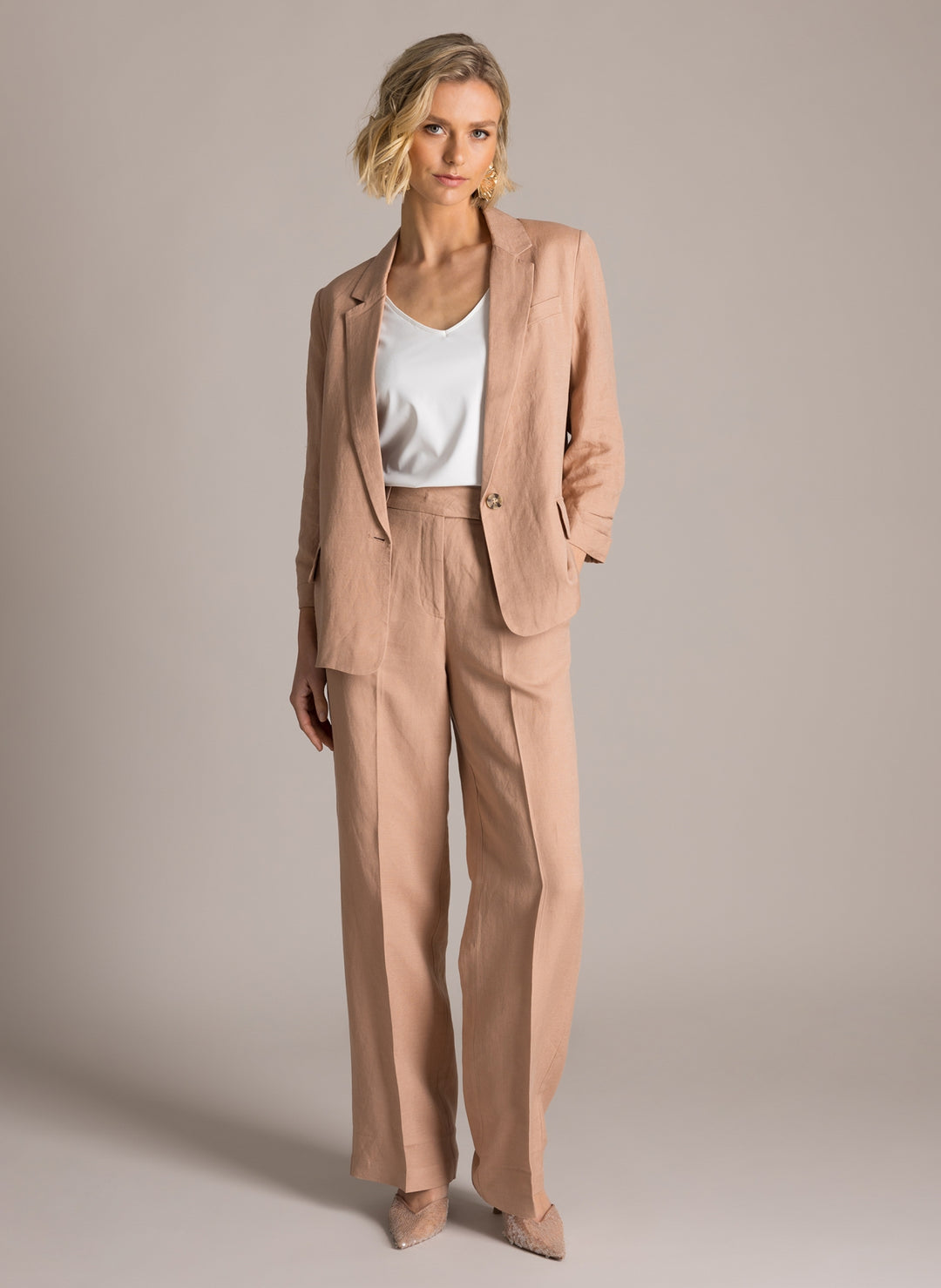 Gilana Essential Linen Women's Trousers | YEST