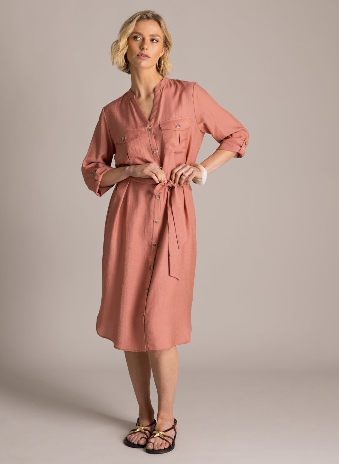 Kristel Button Through Dress
