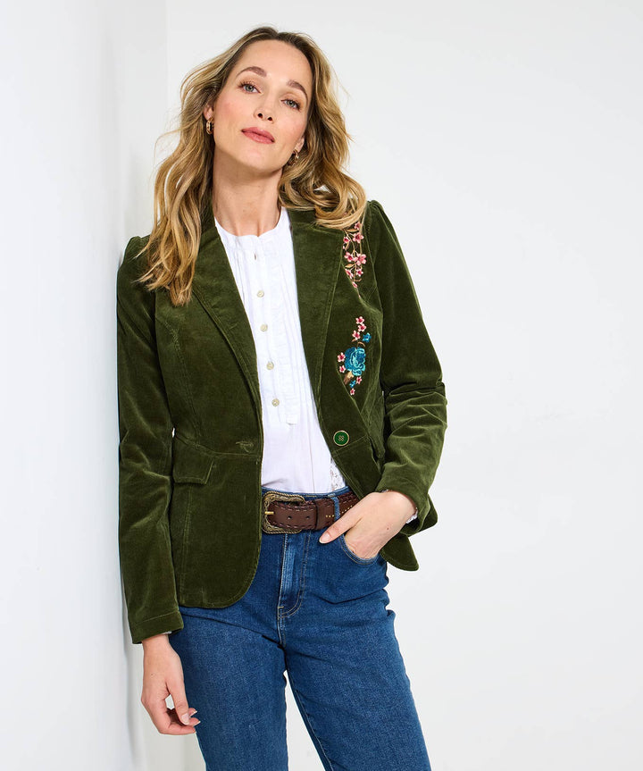 Emily Embroidered Cord Jacket