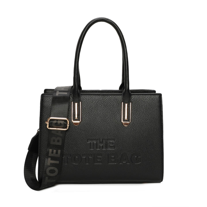 Dual Handle Canvas Strap Tote Bag