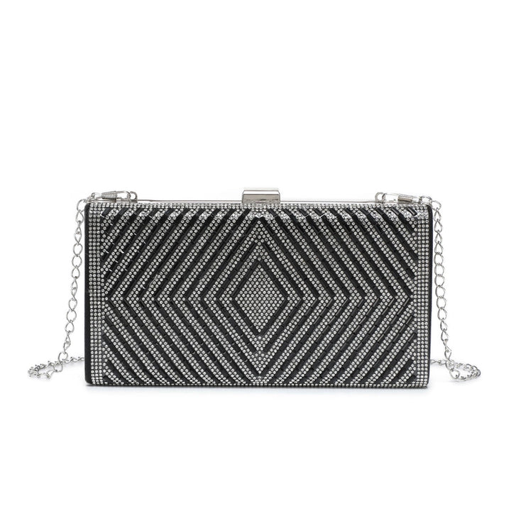 Single Side Diamante Clutch Bag