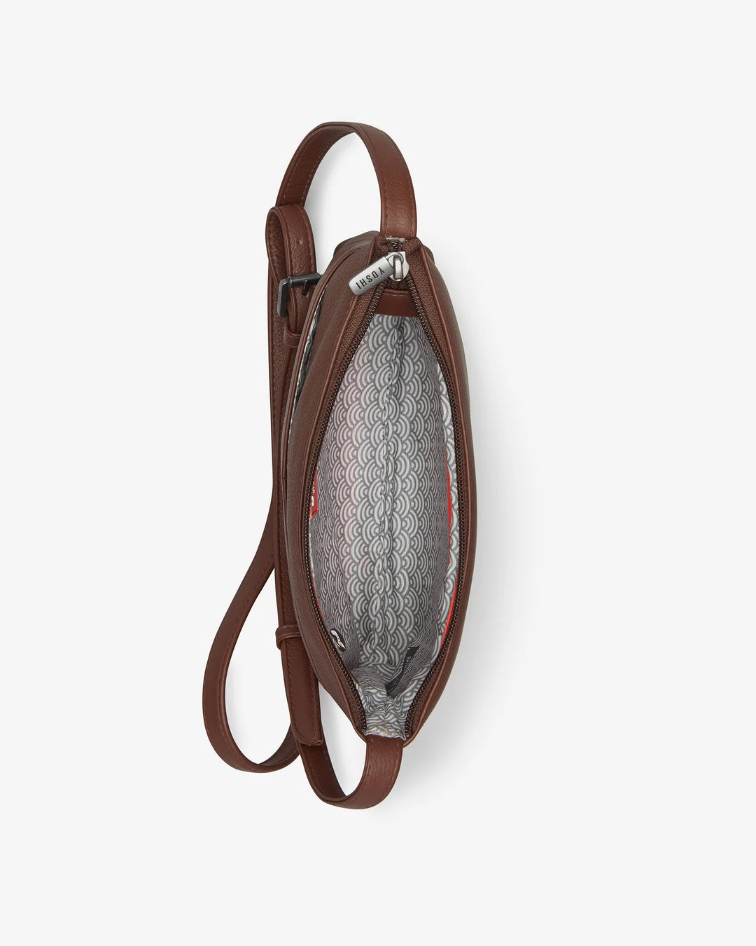 Bookworm Brown Leather Cross Body Bag | YOSHI