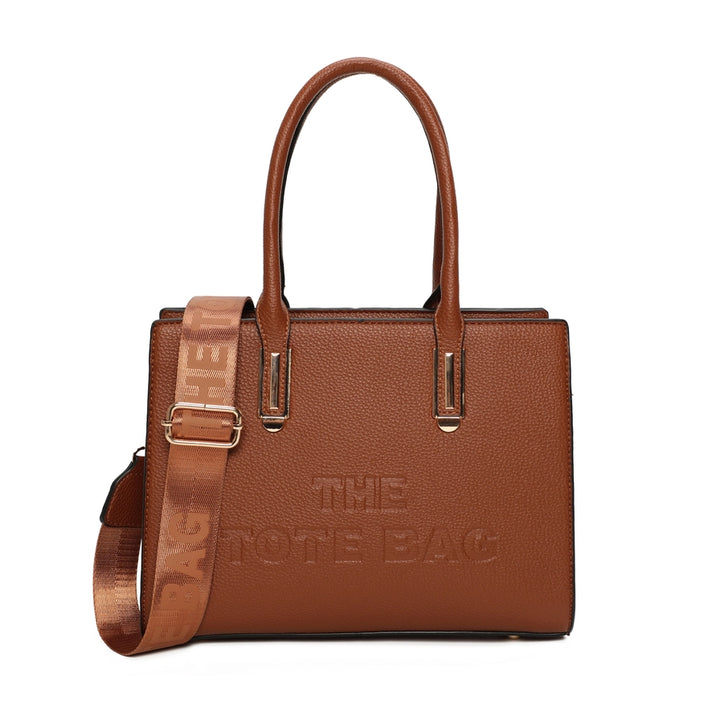 Dual Handle Canvas Strap Tote Bag