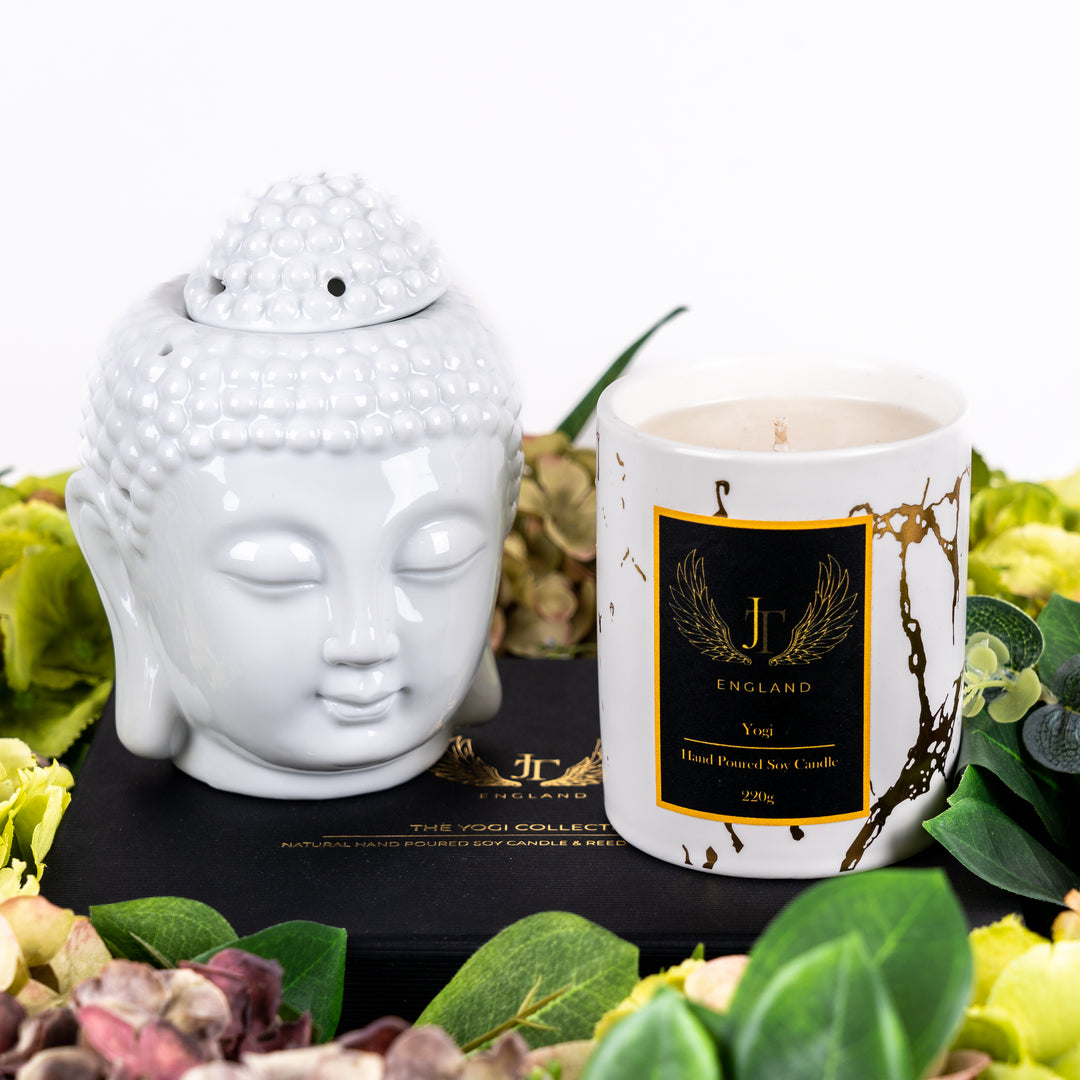 Buddha Wax Burner - Grey