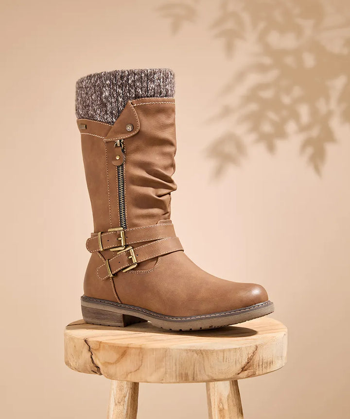 Peyton Knitted Top Long Boots