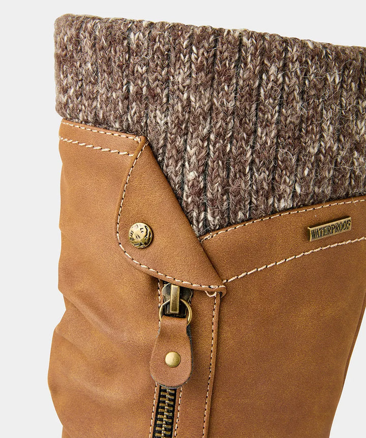 Peyton Knitted Top Long Boots