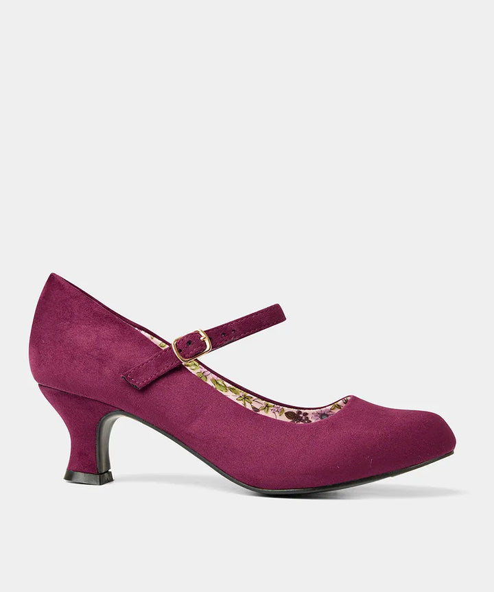 Lady Lou Mary Jane Shoes | Berry