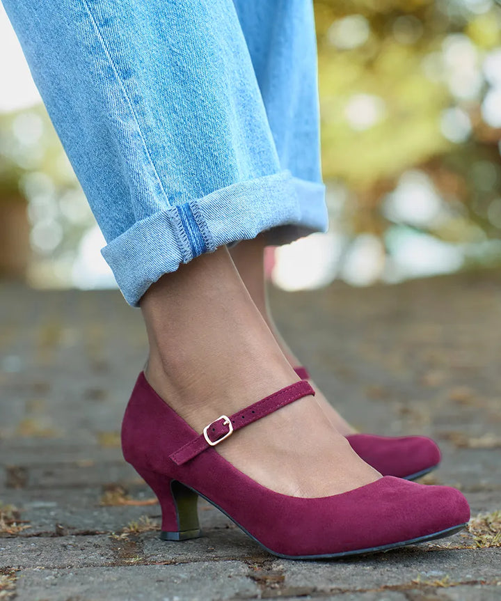 Lady Lou Mary Jane Shoes | Berry