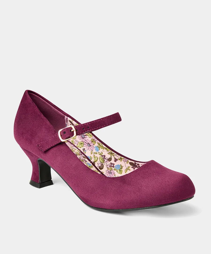 Lady Lou Mary Jane Shoes | Berry