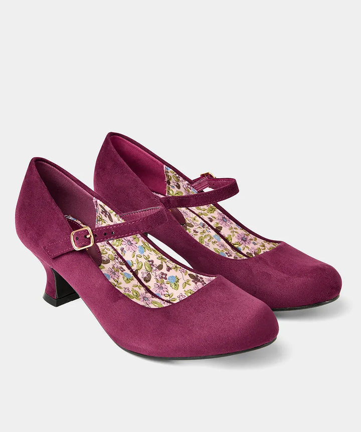 Lady Lou Mary Jane Shoes | Berry