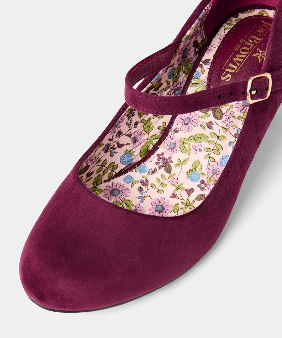 Lady Lou Mary Jane Shoes | Berry