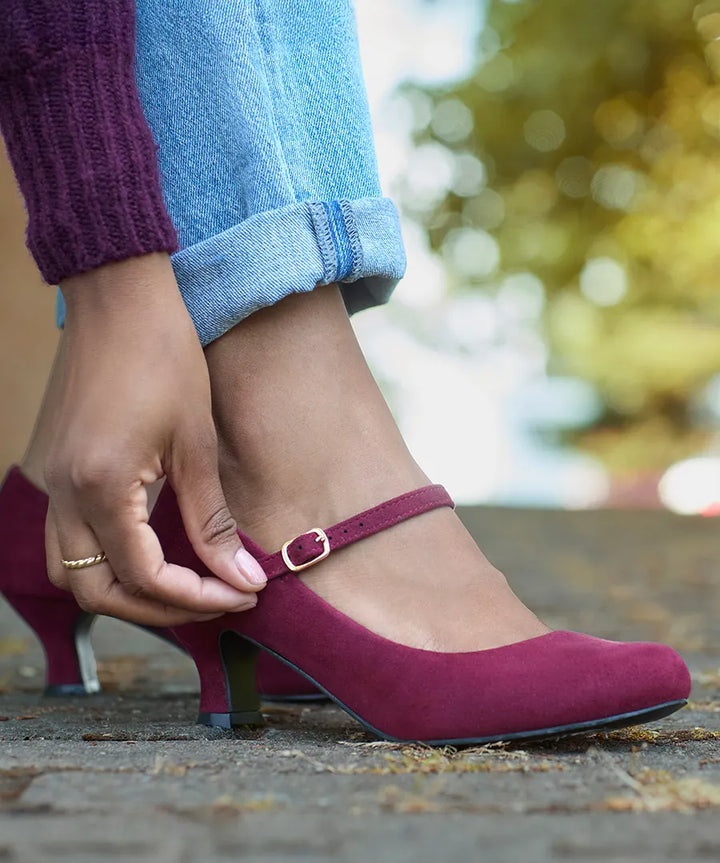 Lady Lou Mary Jane Shoes | Berry