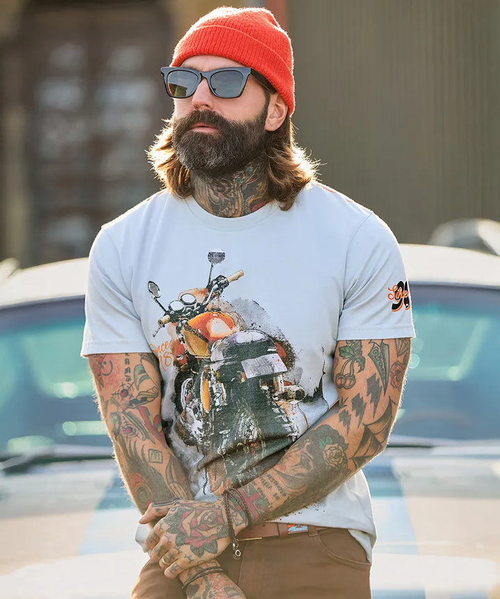 Painterly Bike Men's T-Shirt | Joe Browns